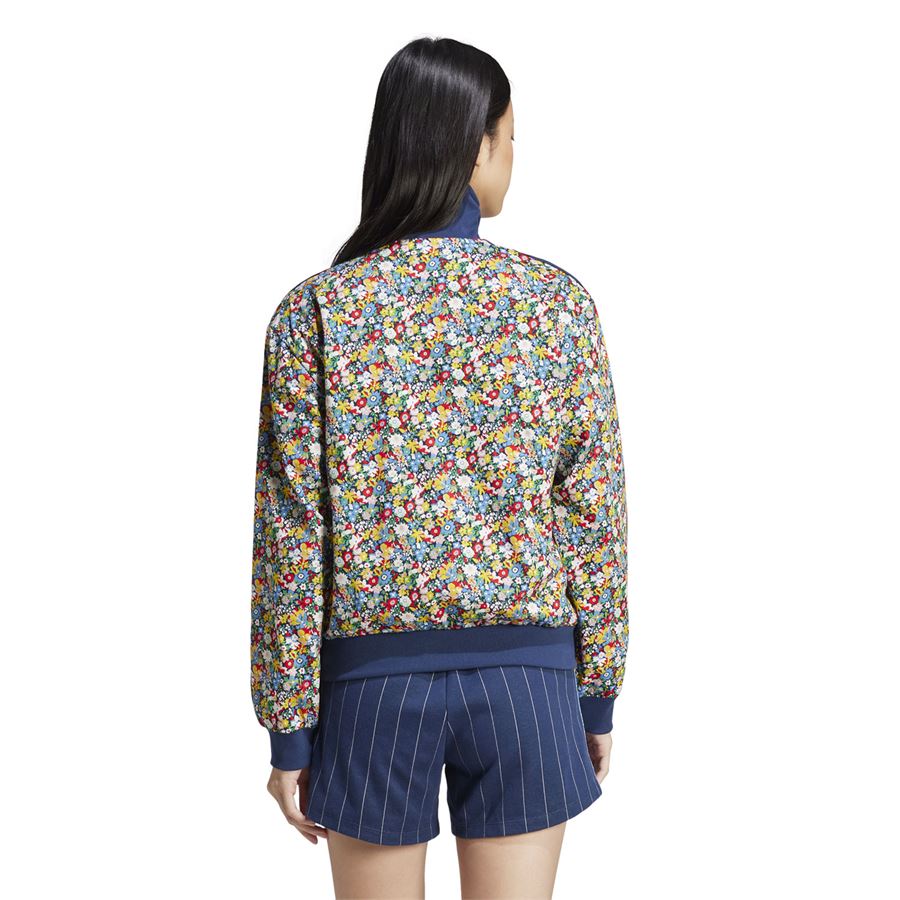 Track top Liberty London Floral felpa con zip da donna Adidas | JC7775X